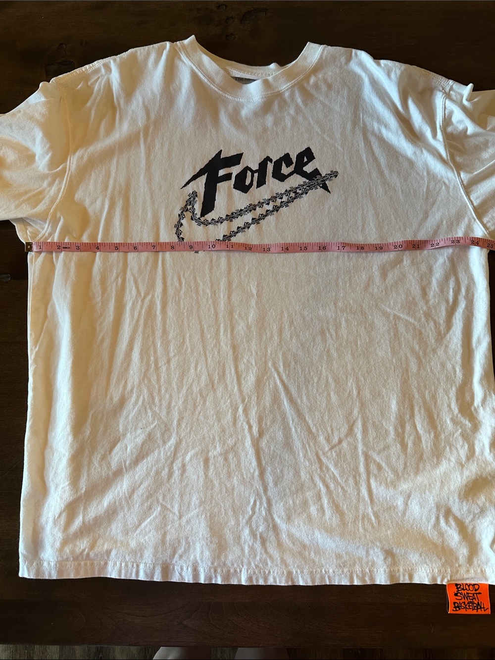 Nike White 'Force' Graphic Short Sleeve Tee - Picture 8 of 11